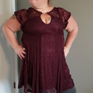 Maroon Formal dress